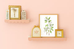 Watercolor Florals Art Print, Framed (12" x 16")