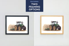 Humongous Trucks Art Print, Framed (16" x 12")
