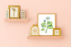 Watercolor Florals Art Print, Framed (12" x 16")